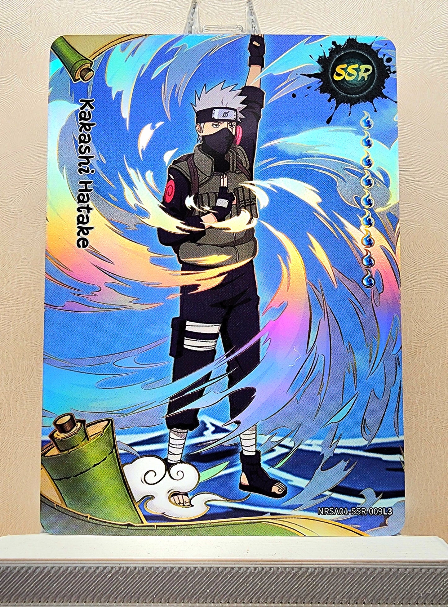 Naruto! 1x Kakashi Hatake - SSR (NRSA01-SSR-009L3 - 2025 Kayou Naruto: Heaven Scroll English)