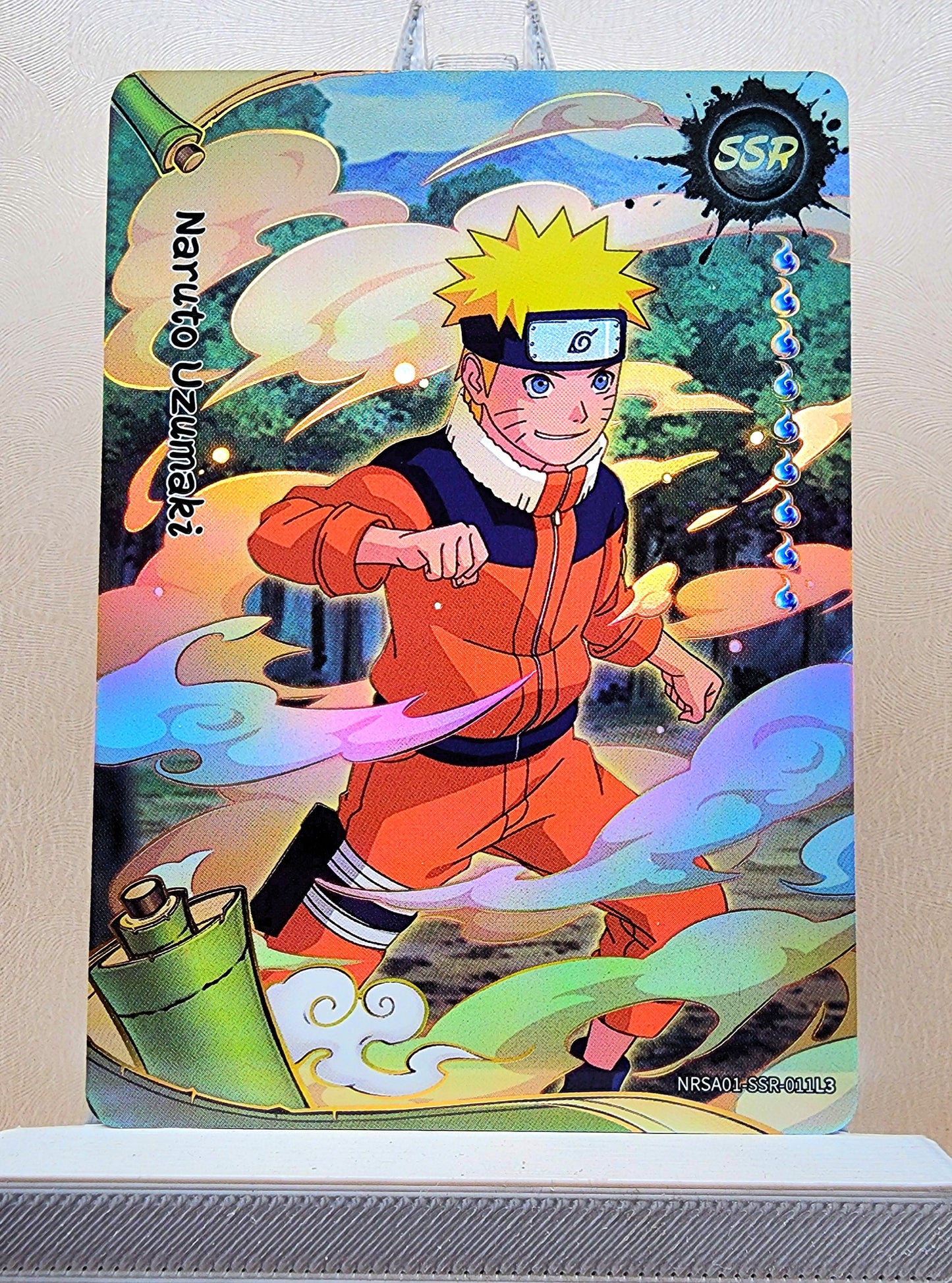 Naruto! 1x Naruto Uzumaki - SSR (NRSA01-SSR-011L3 - 2025 Kayou Naruto: Heaven Scroll English)
