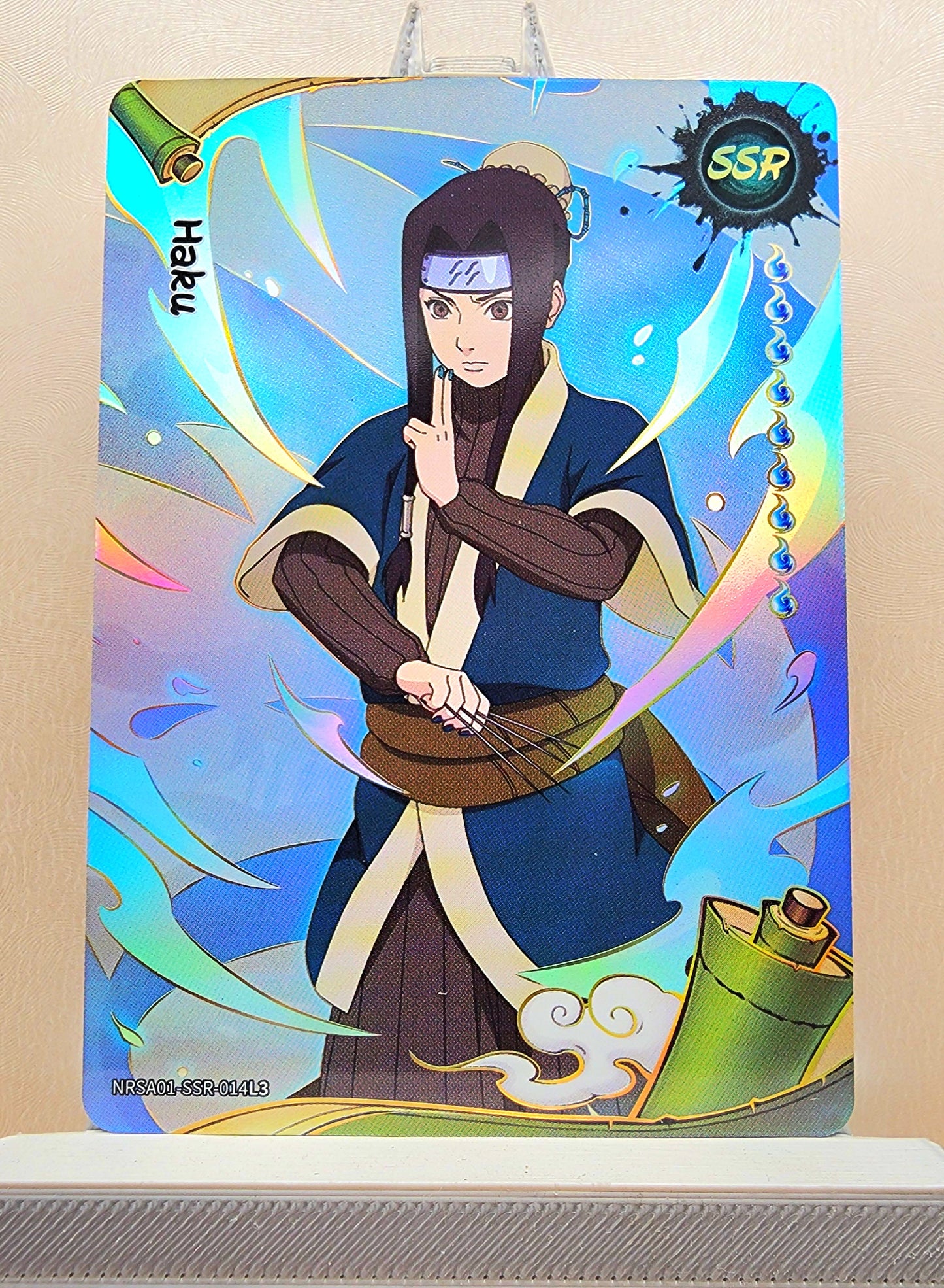 Naruto! 1x Haku - SSR (NRSA01-SSR-014L3 - 2025 Kayou Naruto: Heaven Scroll English)