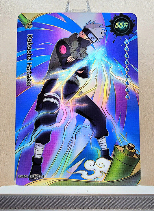 Naruto! 1x Kakashi Hatake - SSR (NRSA01-SSR-018L3 - 2025 Kayou Naruto: Heaven Scroll English)