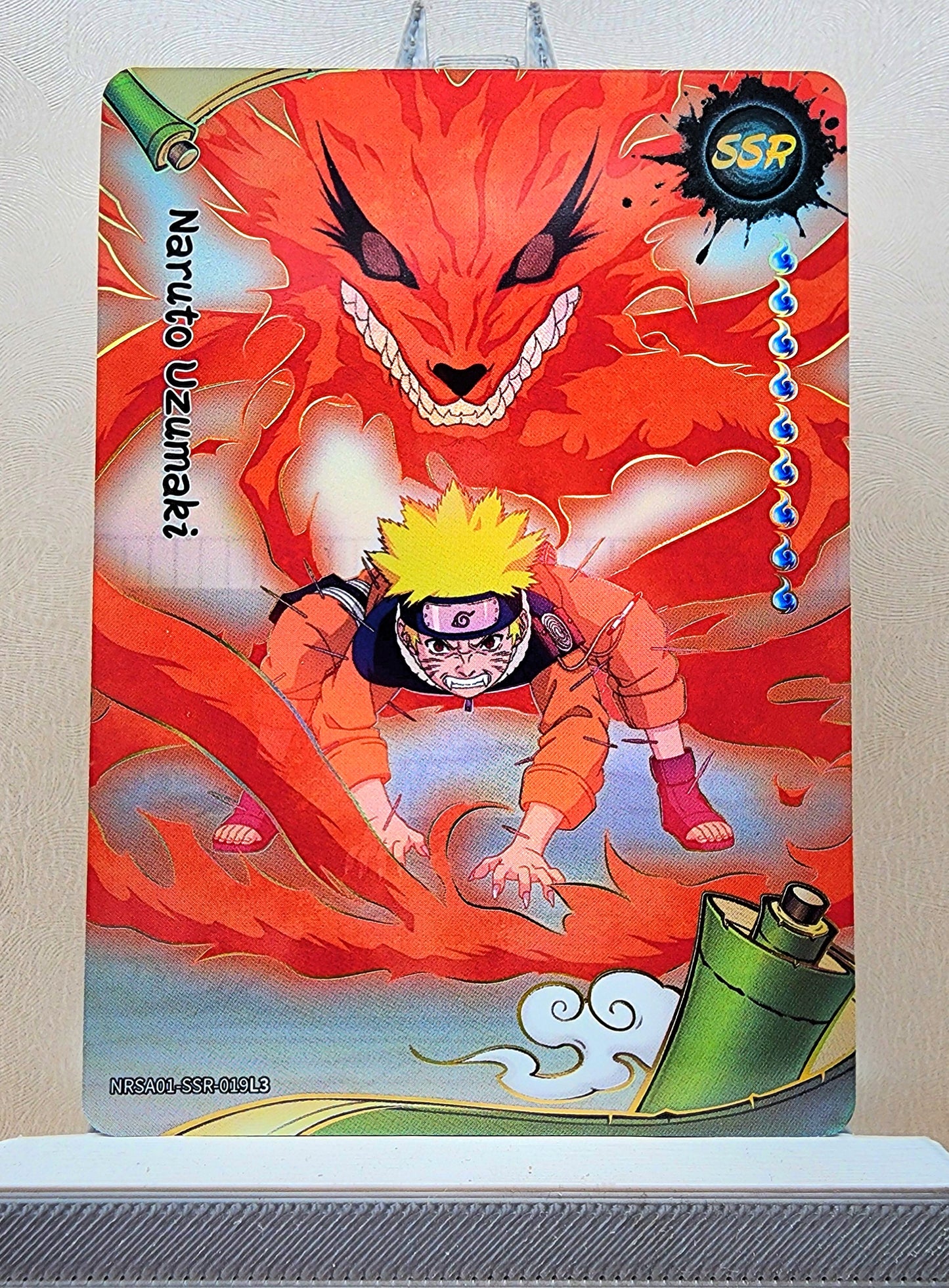 Naruto! 1x Naruto Uzumaki - SSR (NRSA01-SSR-019L3 - 2025 Kayou Naruto: Heaven Scroll English)
