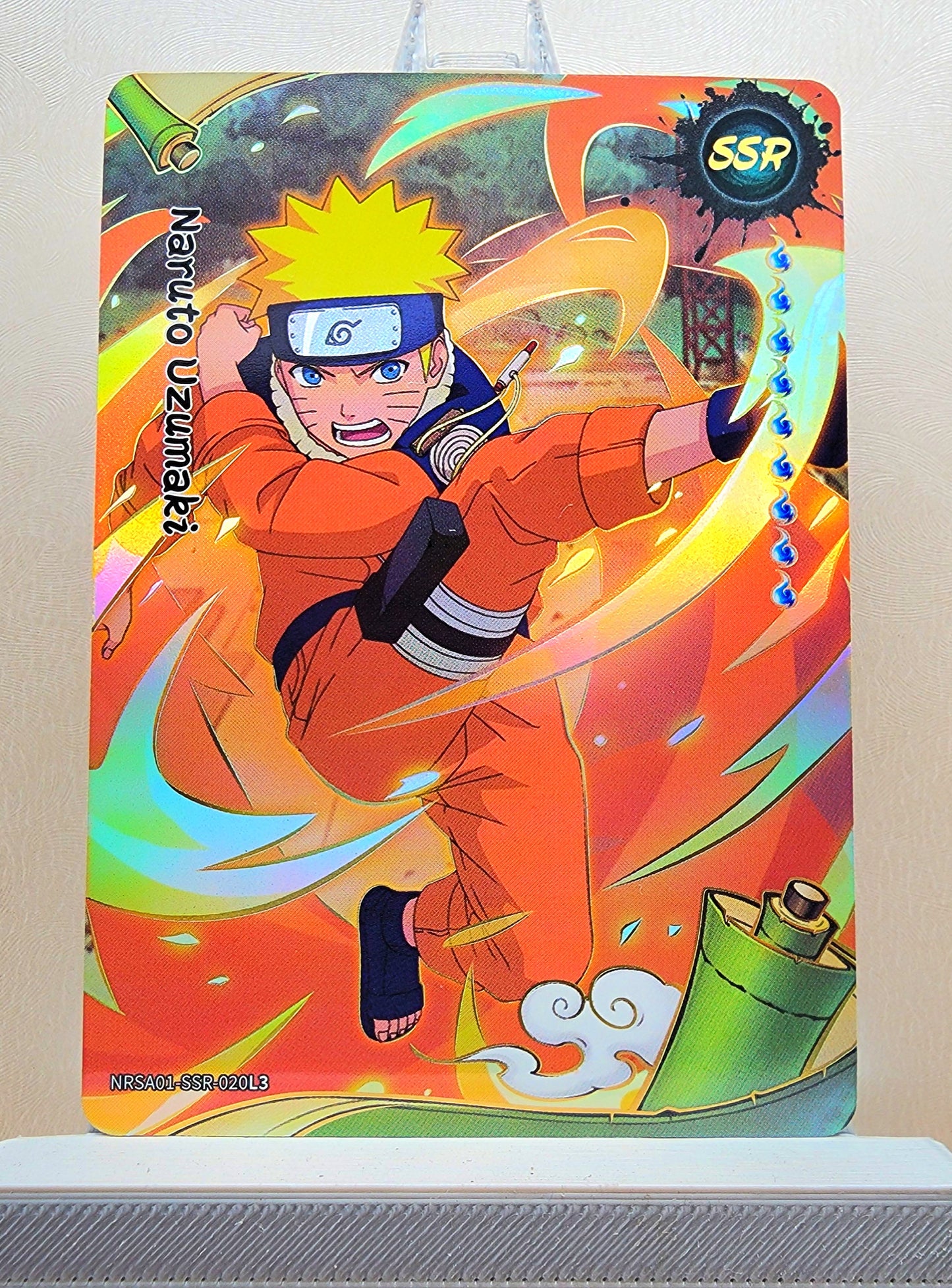 Naruto! 1x Naruto Uzumaki - SSR (NRSA01-SSR-020L3 - 2025 Kayou Naruto: Heaven Scroll English)