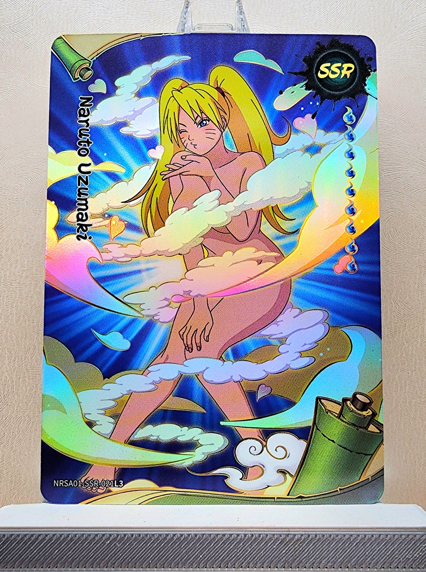 Naruto! 1x Naruto Uzumaki - SSR (NRSA01-SSR-021L3 - 2025 Kayou Naruto: Heaven Scroll English)