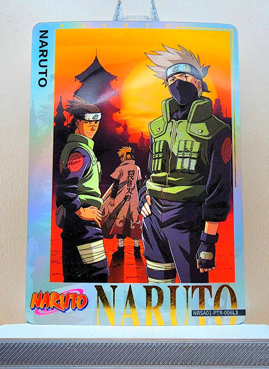 Naruto! 1x Iruka Umino, Minato Namikaze and Kakashi Hatake - PTR (NRSA01-PTR-006L3 - 2025 Kayou Naruto: Heaven Scroll English)