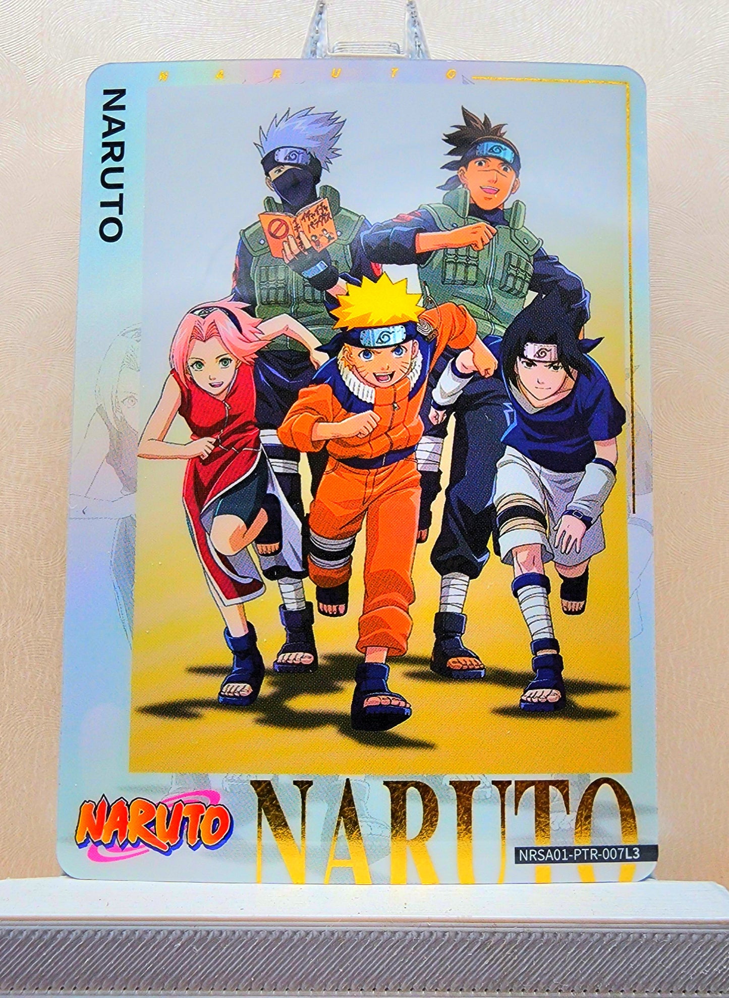 Naruto! 1x Team 7, Iruka Umino and Kakashi Hatake - PTR (NRSA01-PTR-007L3 - 2025 Kayou Naruto: Heaven Scroll English)