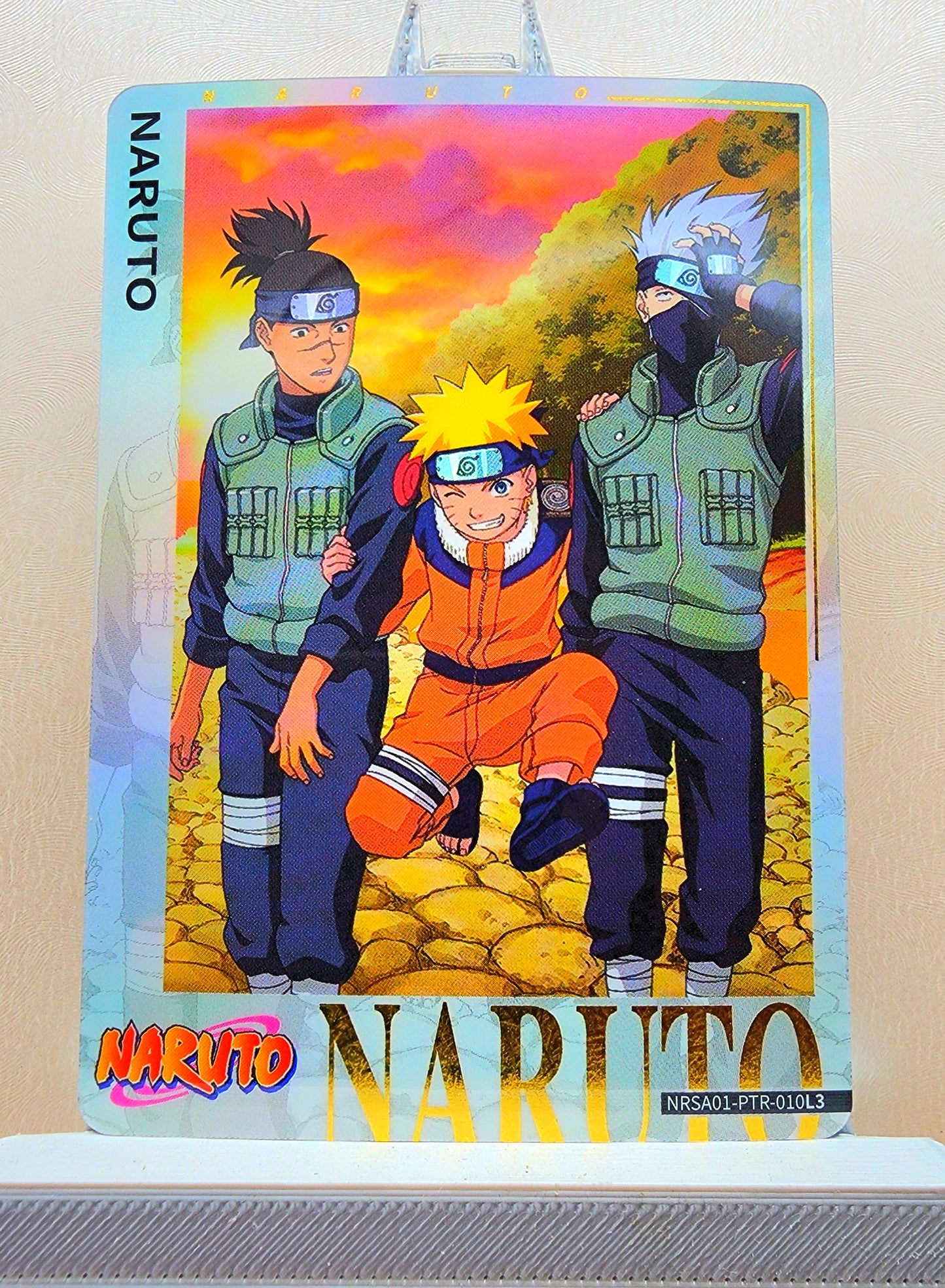 Naruto! 1x Iruka Umino, Naruto Uzumaki and Kakashi Hatake - PTR (NRSA01-PTR-010L3 - 2025 Kayou Naruto: Heaven Scroll English)