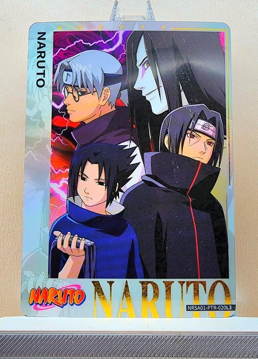 Naruto! 1x Sasuke and Itachi Uchiha, Orochimaru and Kabuto - PTR (NRSA01-PTR-020L3 - 2025 Kayou Naruto: Heaven Scroll English)