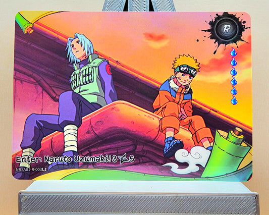 Naruto! 1x Enter: Naruto Uzumaki! 3𖣘5 - R (NRSA01-R-003L1 - 2025 Kayou Naruto: Heaven Scroll English)