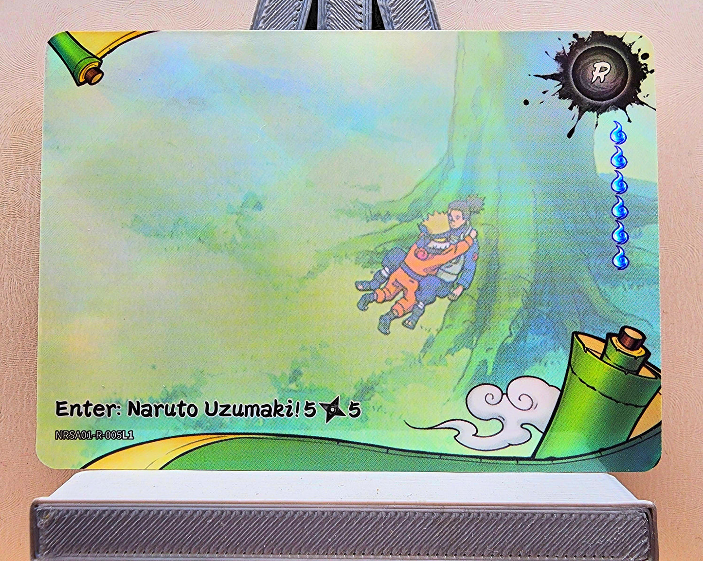 Naruto! 1x Enter: Naruto Uzumaki! 5𖣘5 - R (NRSA01-R-005L1 - 2025 Kayou Naruto: Heaven Scroll English)