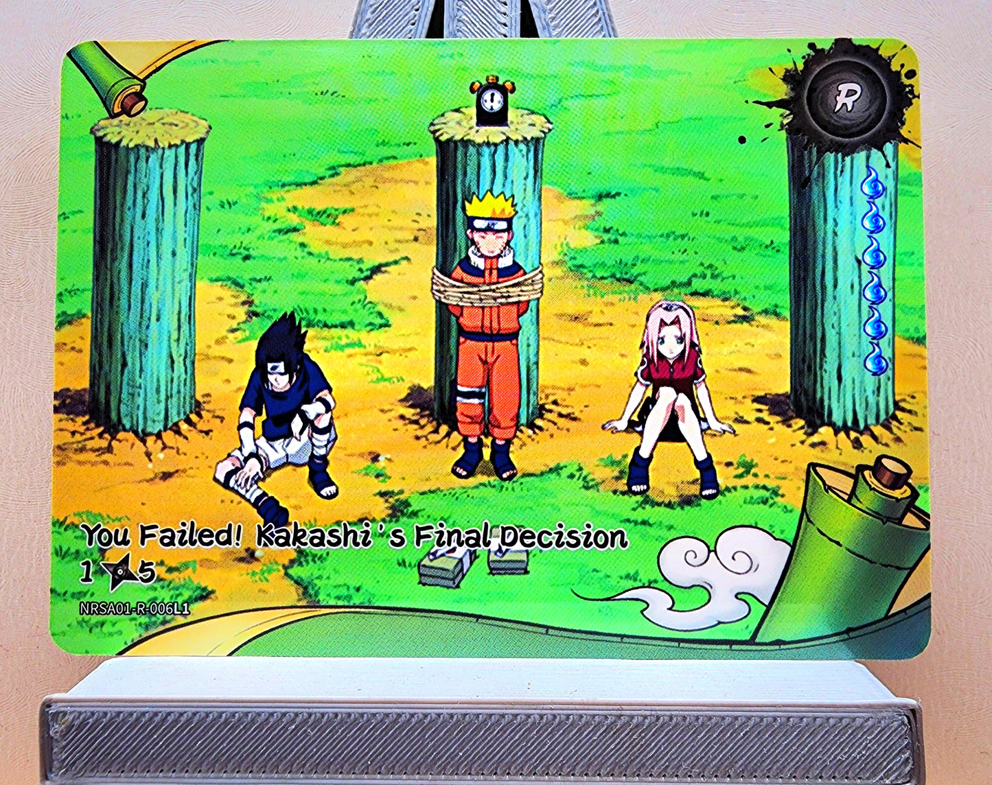 Naruto! 1x You Failed! Kakasi's Final Decision 1𖣘5 - R (NRSA01-R-006L1 - 2025 Kayou Naruto: Heaven Scroll English)