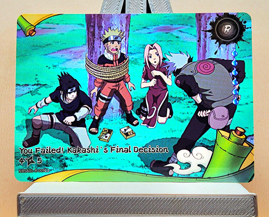 Naruto! 1x You Failed! Kakasi's Final Decision 4𖣘5 - R (NRSA01-R-009L1 - 2025 Kayou Naruto: Heaven Scroll English)