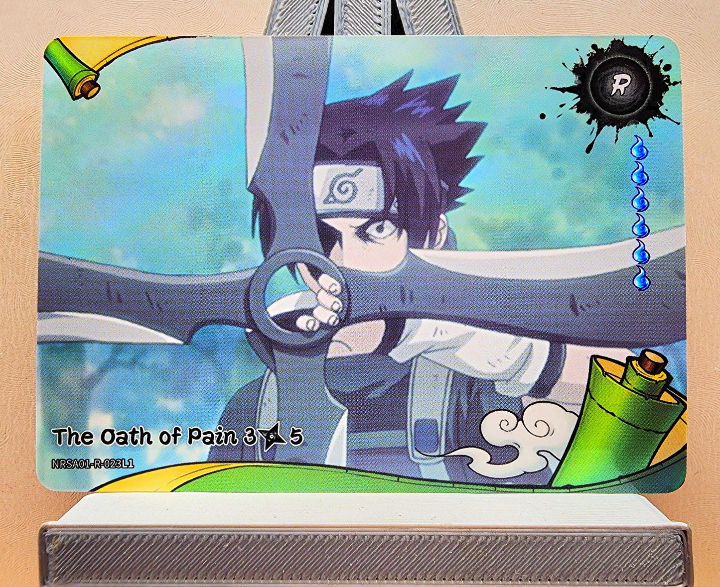 Naruto! 1x The Oath of Pain 3𖣘5 - R (NRSA01-R-023L1 - 2025 Kayou Naruto: Heaven Scroll English)