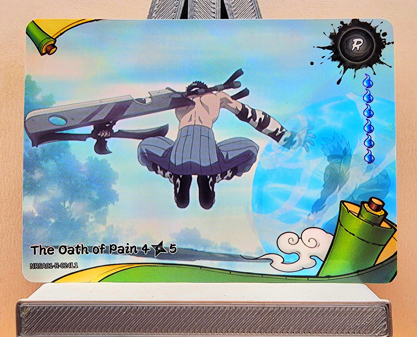 Naruto! 1x The Oath of Pain 4𖣘5 - R (NRSA01-R-024L1 - 2025 Kayou Naruto: Heaven Scroll English)