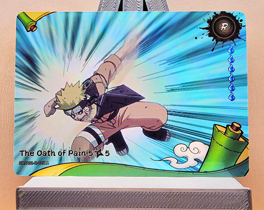 Naruto! 1x The Oath of Pain 5𖣘5 - R (NRSA01-R-025L1 - 2025 Kayou Naruto: Heaven Scroll English)