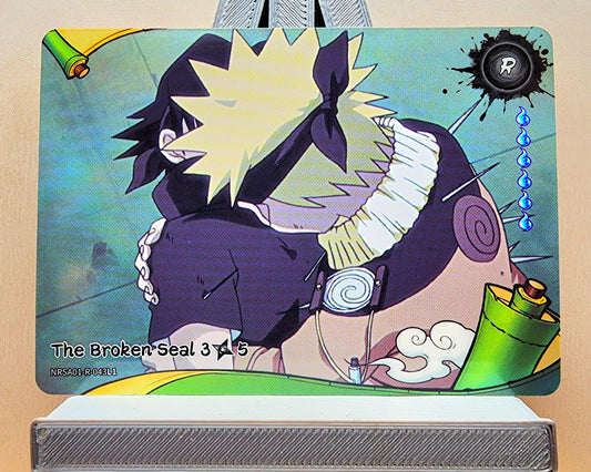 Naruto! 1x The Broken Seal 3𖣘5 - R (NRSA01-R-043L1 - 2025 Kayou Naruto: Heaven Scroll English)