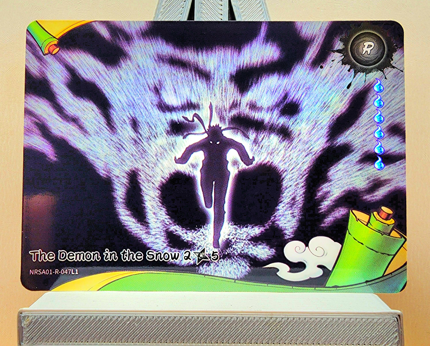 Naruto! 1x The Demon in the Snow 2𖣘5 - R (NRSA01-R-047L1 - 2025 Kayou Naruto: Heaven Scroll English)