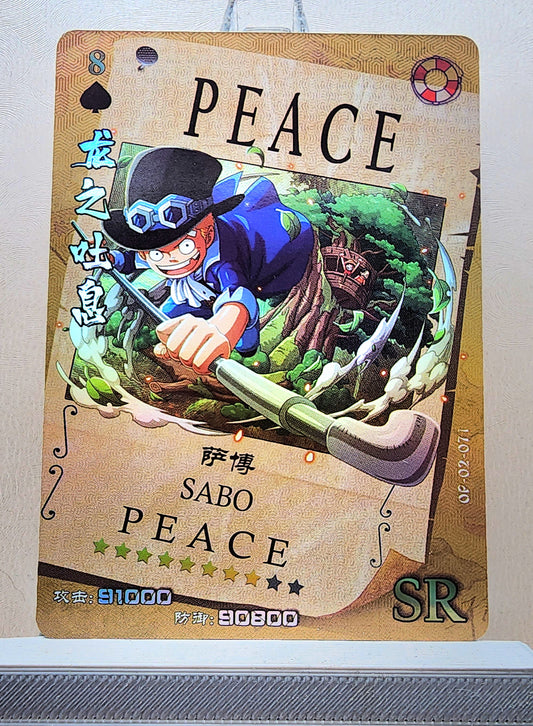 1x Sabo - SR Foil (OP02-071 - 2021 One Piece Chinese Card)