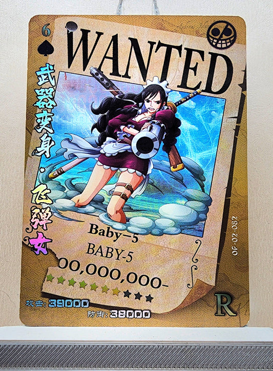 1x Baby 5 - R Foil (OP02-082 - 2021 One Piece Chinese Card)