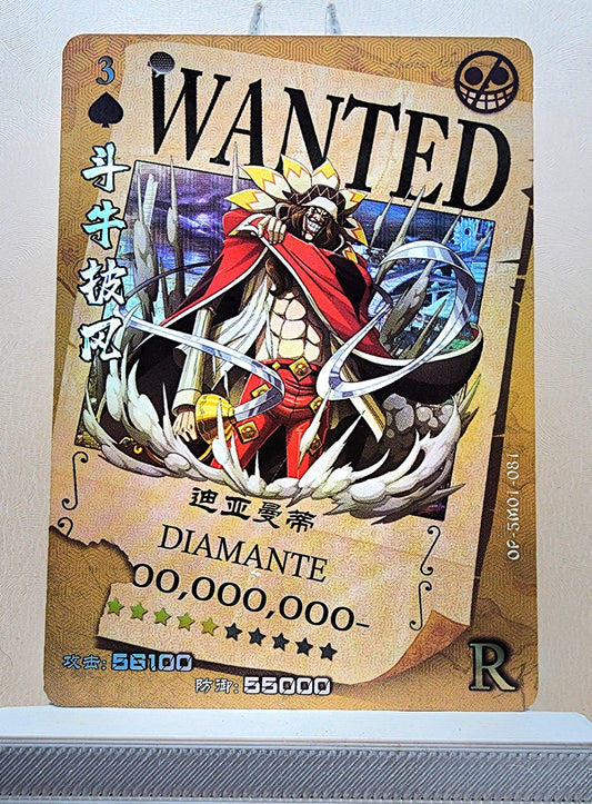 1x Diamante - R Foil (OP-5M01-081 - 2021 One Piece Chinese Card)