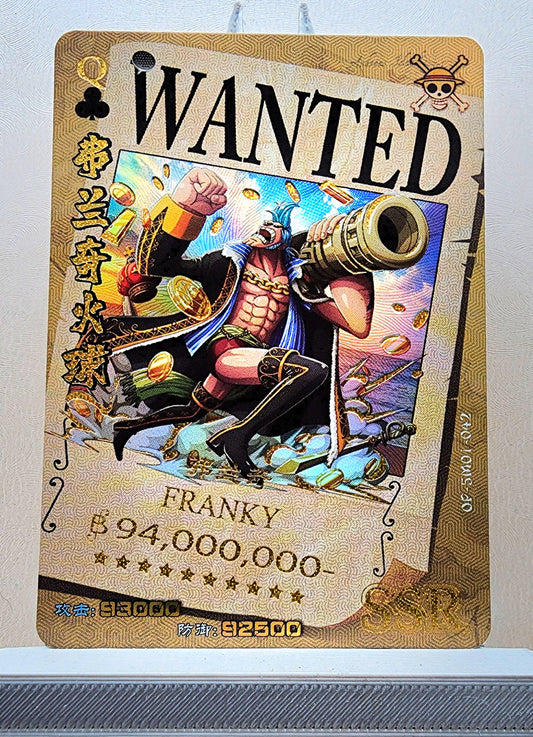 1x Franky - SSR Foil (OP-5M01-042 - 2021 One Piece Chinese Card)