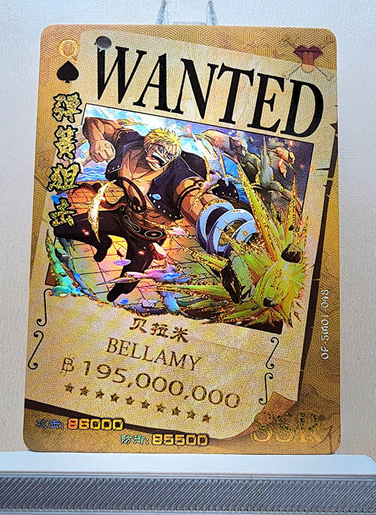 1x Bellamy - SSR Foil (OP-5M01-048 - 2021 One Piece Chinese Card)