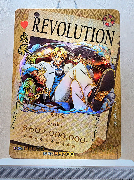1x Sabo - SSR Foil (OP-5M01-058 - 2021 One Piece Chinese Card)