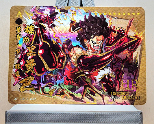 1x Monkey D Luffy - HR Foil (OP-5M02-032 - 2021 One Piece Chinese Card)