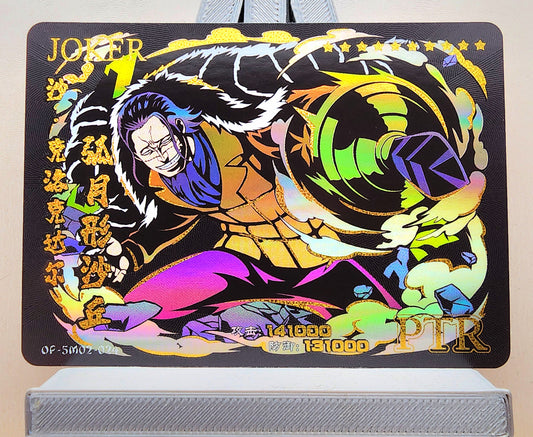 1x Crocodile - PTR Foil (OP-5M02-024 - 2021 One Piece Chinese Card)