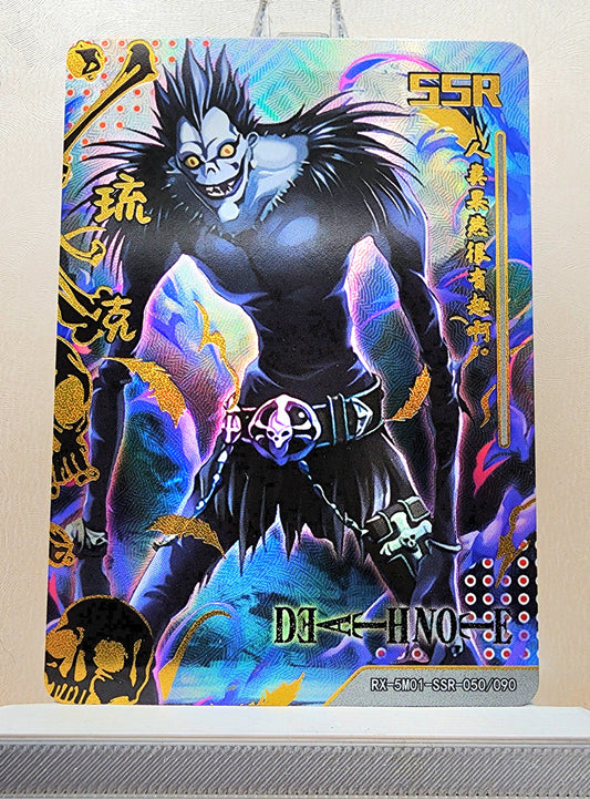 1x Ryuk - Death Note - SSR Foil (RX-5M01-SSR-050/90 - 2021 Fire Legends Anime Chinese Card)