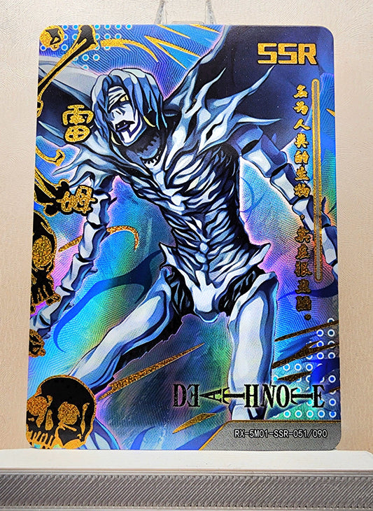 1x Rem - Death Note - SSR Foil (RX-5M01-SSR-051/90 - 2021 Fire Legends Anime Chinese Card)