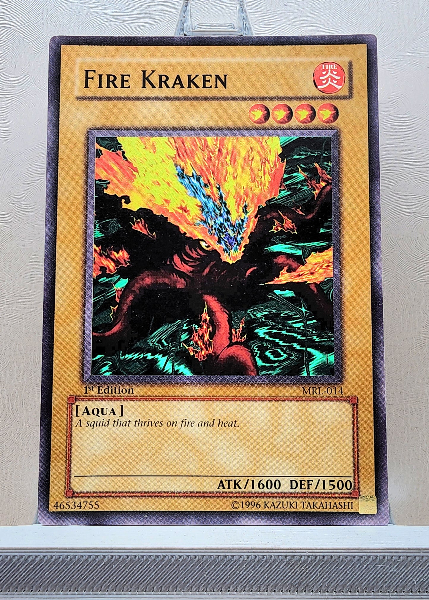 Yugioh! 1x Fire Kraken (MRL - Common) 1st Edition