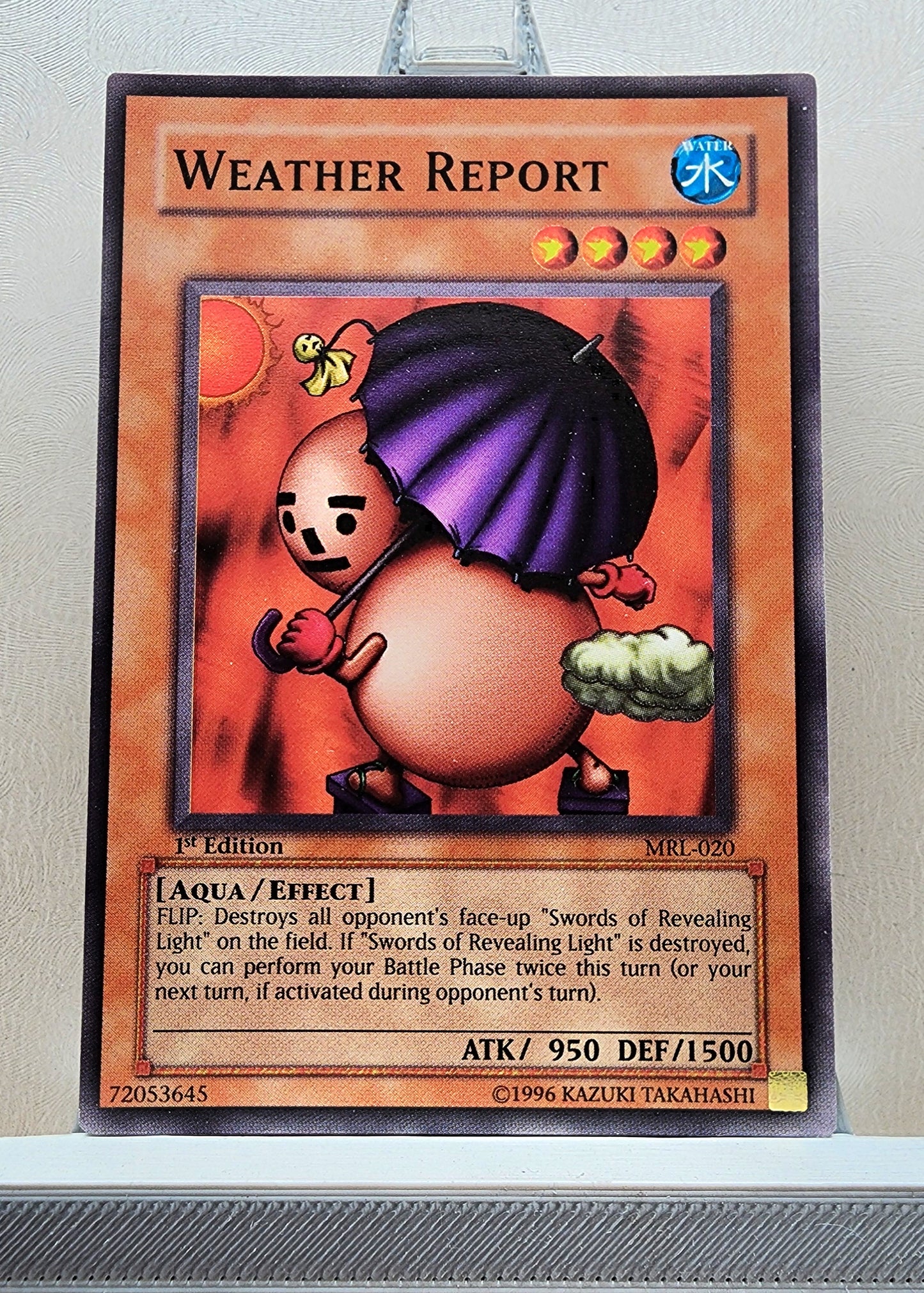 Yugioh! 1x Weather Report (MRL - Common) 1st Edition