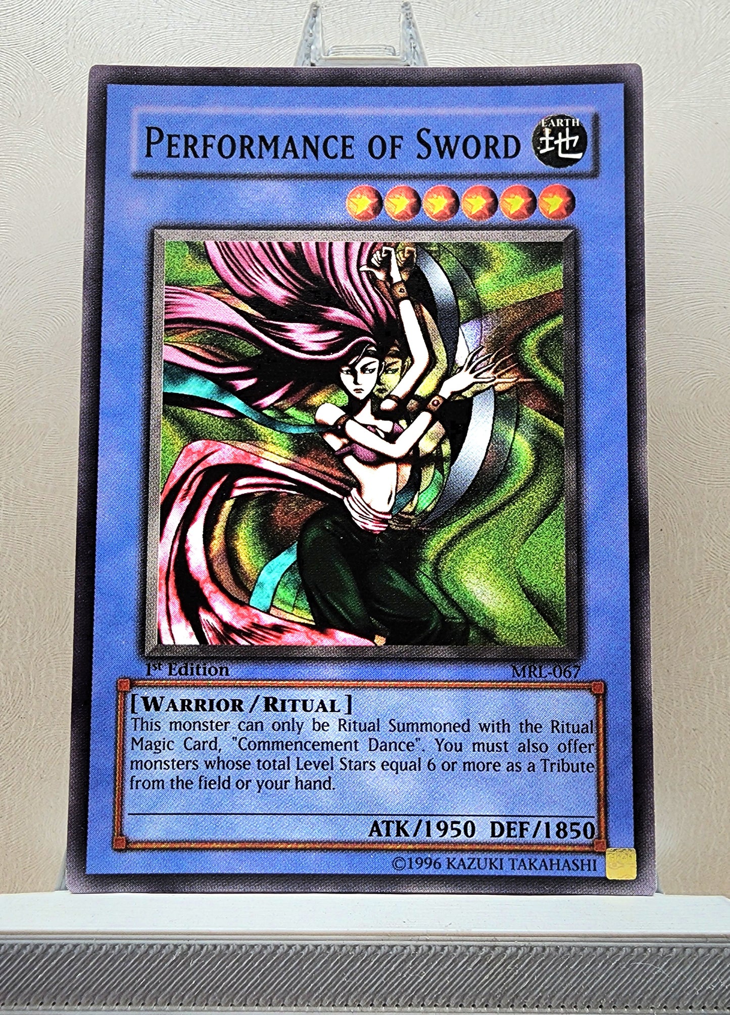 Yugioh! 1x Performance of Sword (MRL - Common) 1st Edition