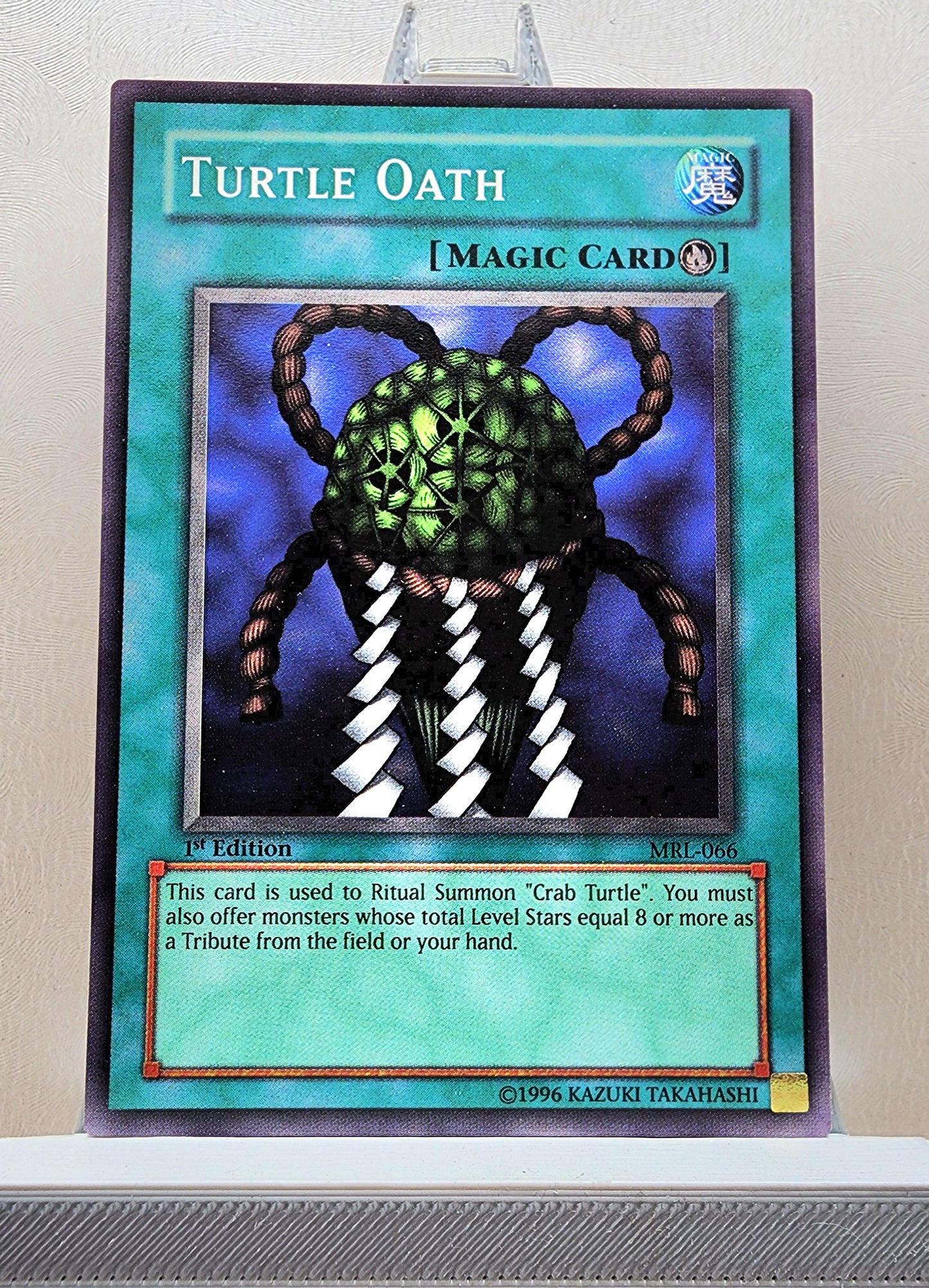 Yugioh! 1x Turtle Oath (MRL - Common) 1st Edition)