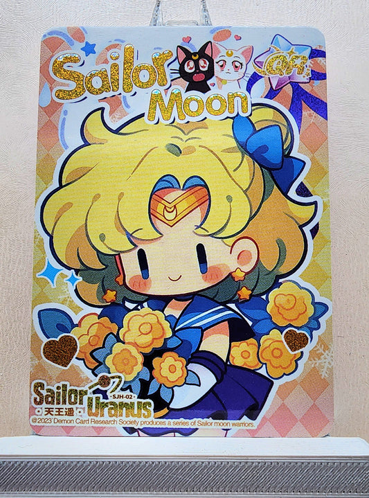 1x Sailor Uranus Chibi - QR (#02 - 2023 Sailor Moon Chinese Card)