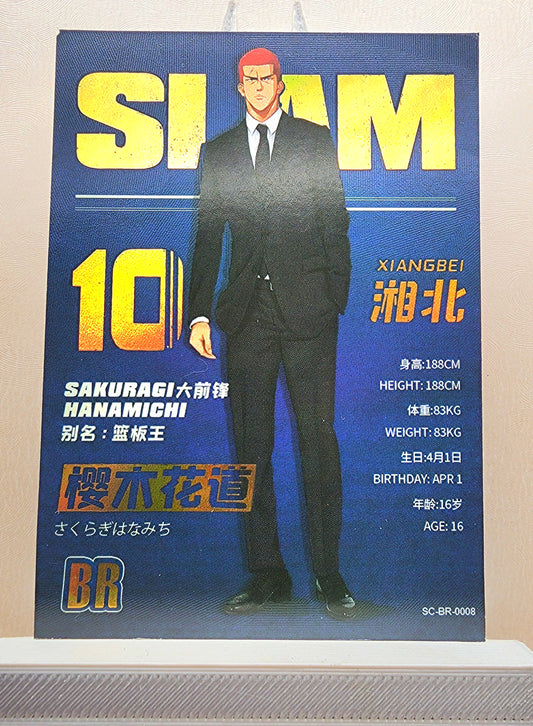 1x Hanamichi Sakuragi - BR (#008 - 2022 Slam Dunk Chinese Card)