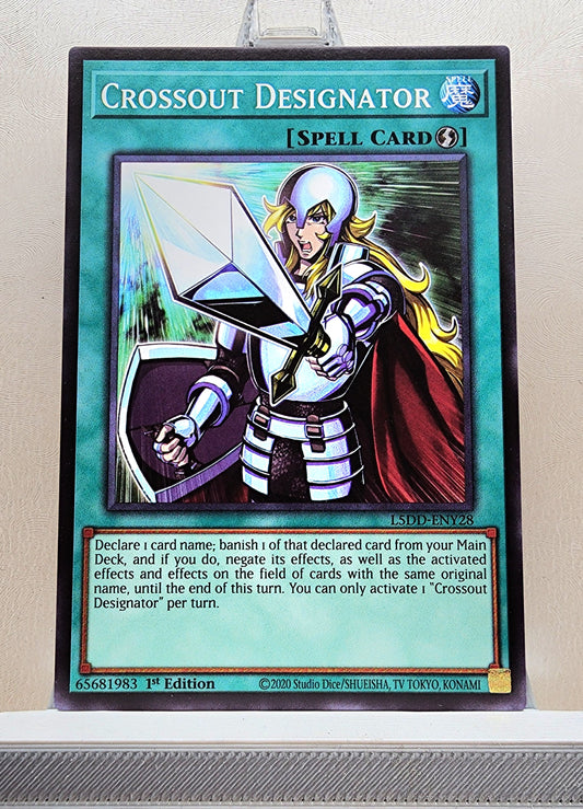 Yugioh! 1x Crossout Designator (L5DD - Common) 1st Edition