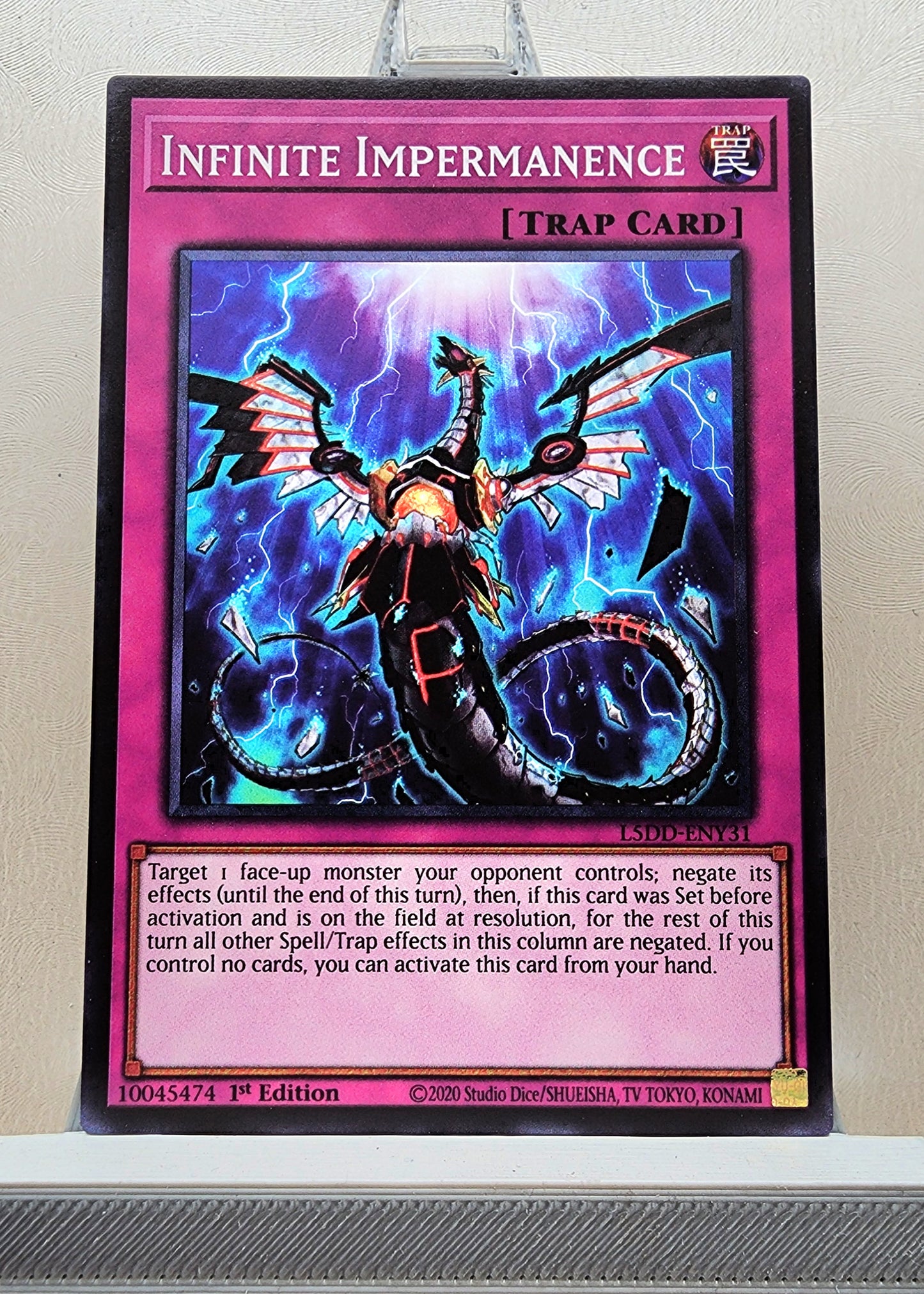 Yugioh! 1x Infinite Impermanence (L5DD - Common) 1st Edition