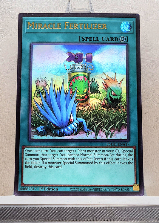 Yugioh! 1x Miracle Fertilizer (L5DD - Ultra Rare) 1st Edition