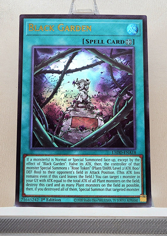 Yugioh! 1x Black Garden (L5DD - Ultra Rare) 1st Edition