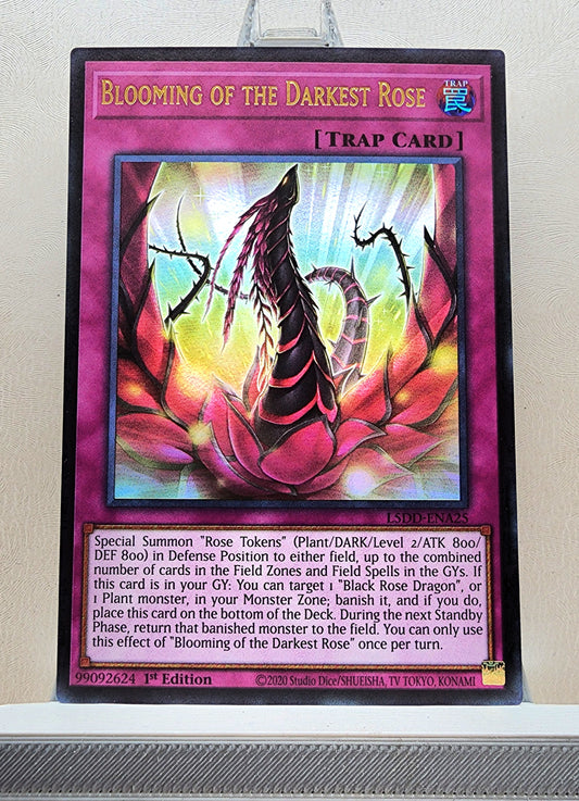 Yugioh! 1x Blooming of the Darkest Rose (L5DD - Ultra Rare) 1st Edition