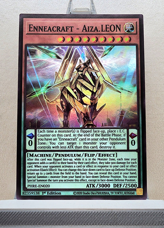 Yugioh! 1x Enneacraft - Aiza.LEON (PHRE - Super Rare) 1st Edition