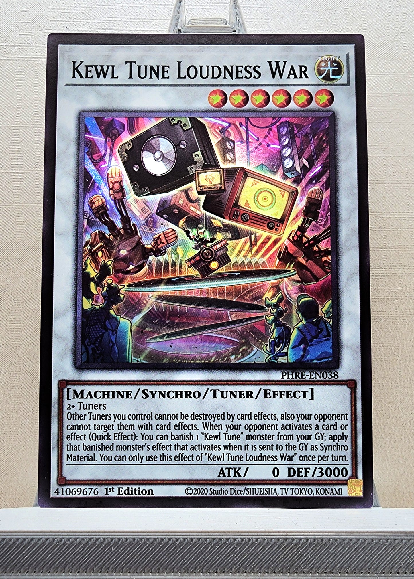 Yugioh! 1x Kewl Tune Loudness War (PHRE - Super Rare) 1st Edition