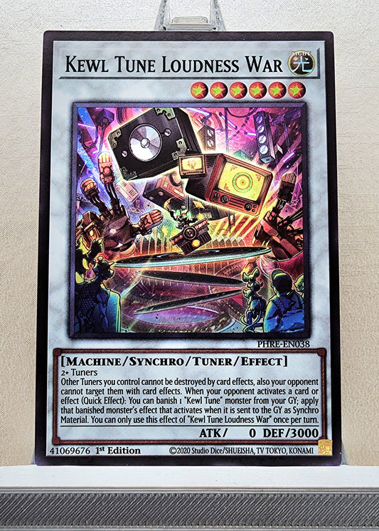 Yugioh! 1x Kewl Tune Loudness War (PHRE - Super Rare) 1st Edition