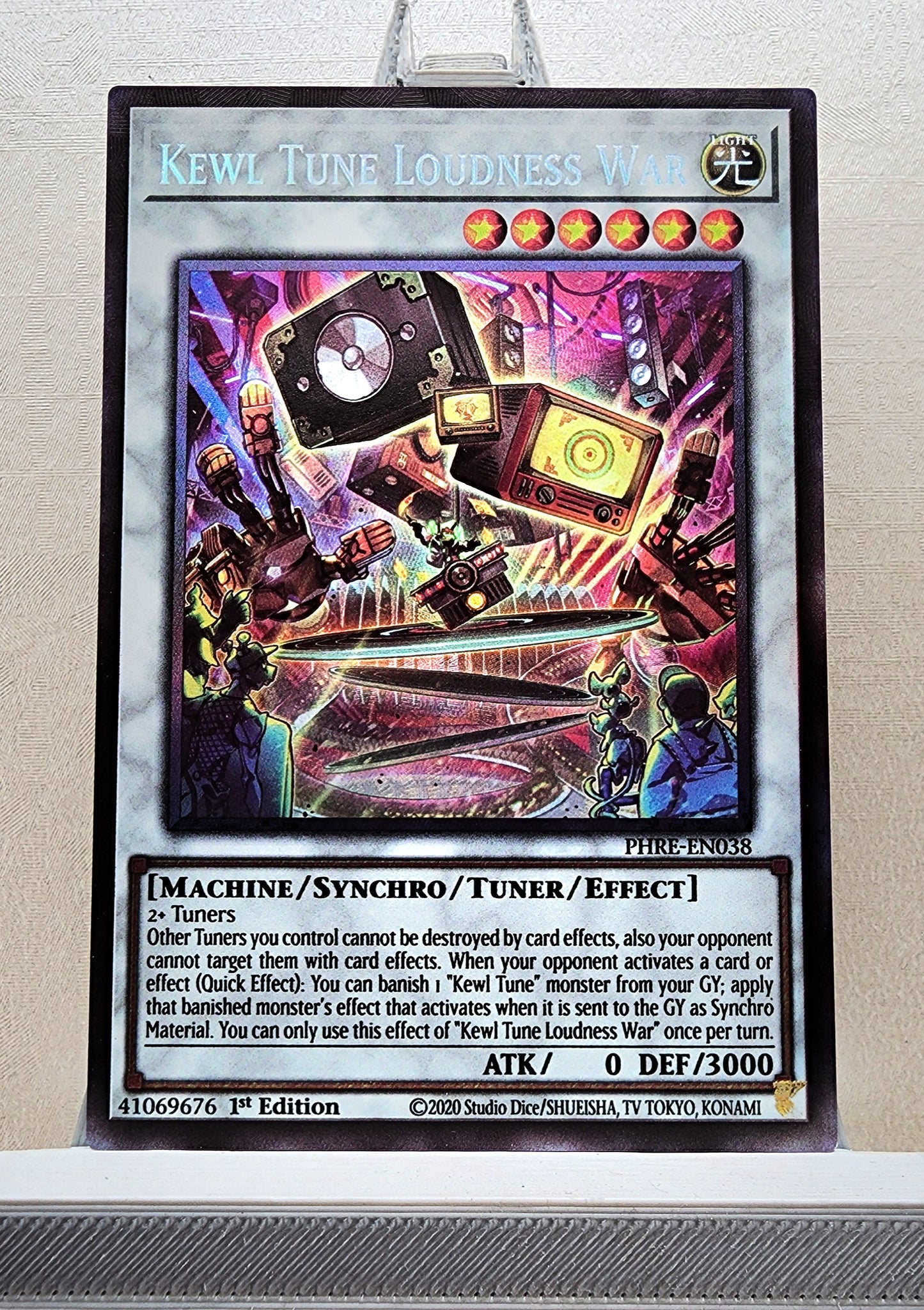 Yugioh! 1x Kewl Tune Loudness War (PHRE - Collectors Rare) 1st Edition