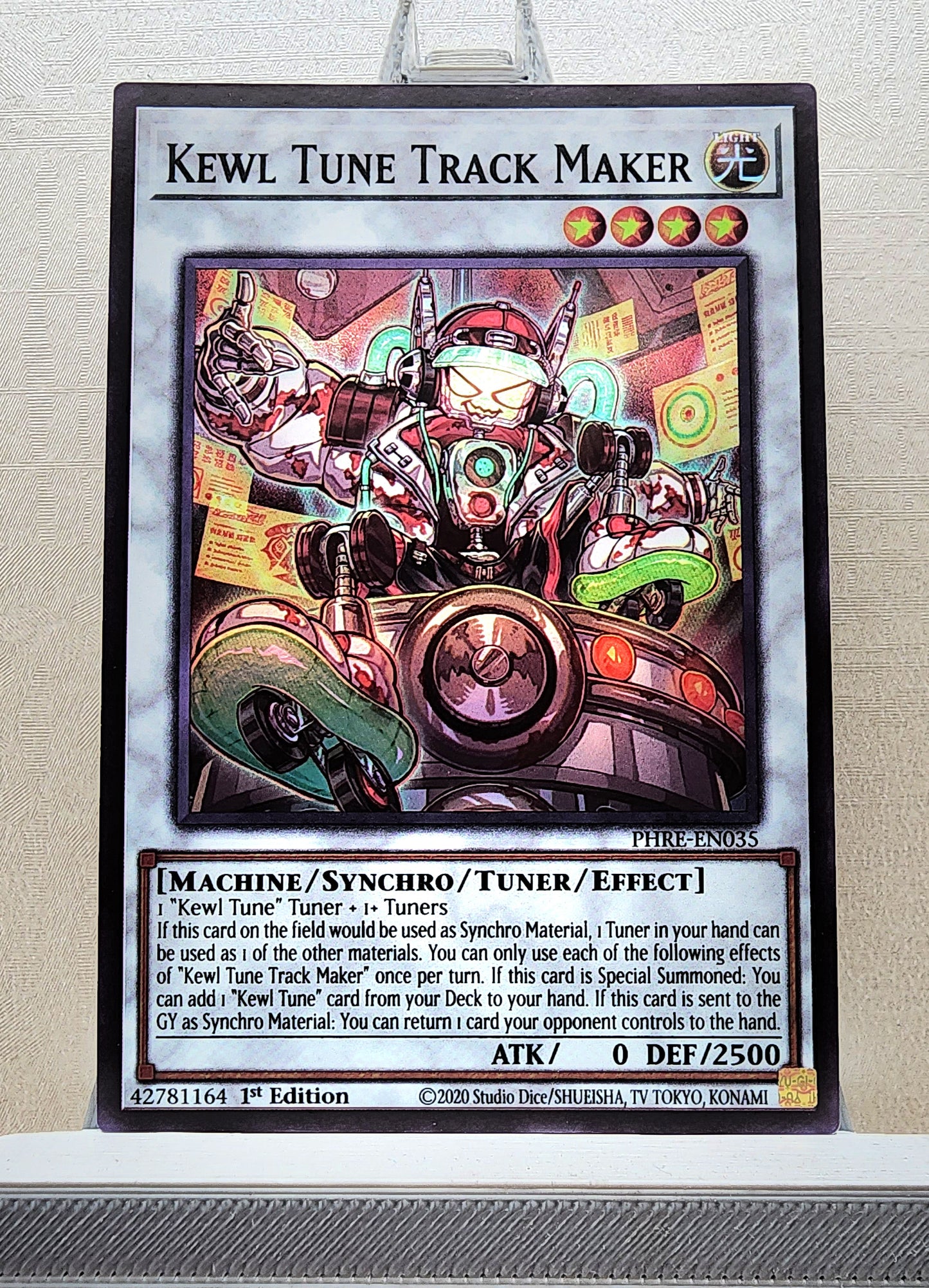Yugioh! 1x Kewl Tune Track Maker (PHRE - Super Rare) 1st Edition