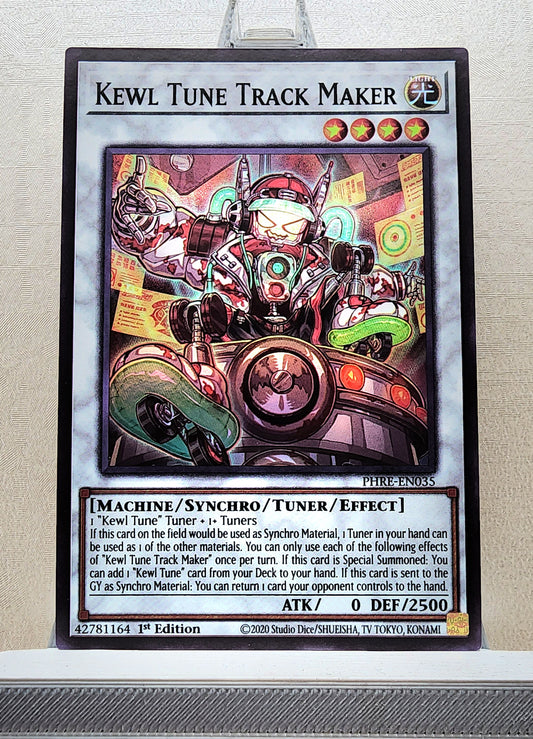 Yugioh! 1x Kewl Tune Track Maker (PHRE - Super Rare) 1st Edition