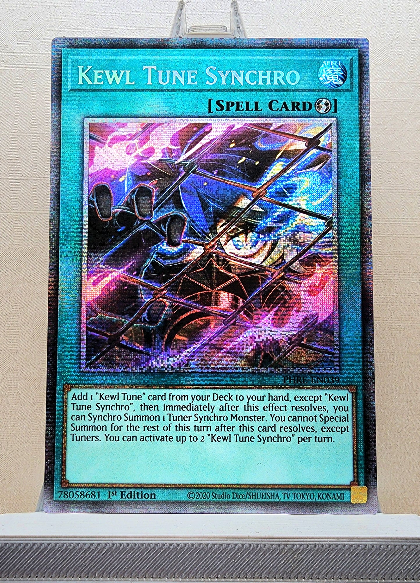 Yugioh! 1x Kewl Tune Synchro (PHRE - Starlight Rare) 1st Edition