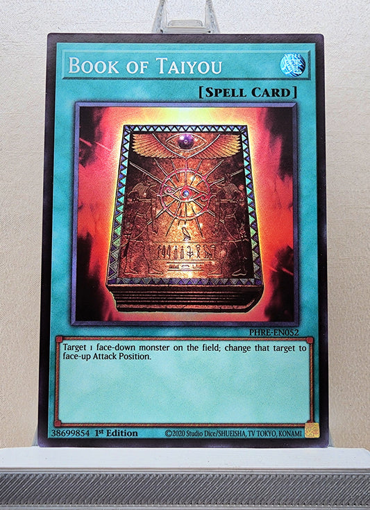 Yugioh! 1x Book of Taiyou (PHRE - Super Rare) 1st Edition