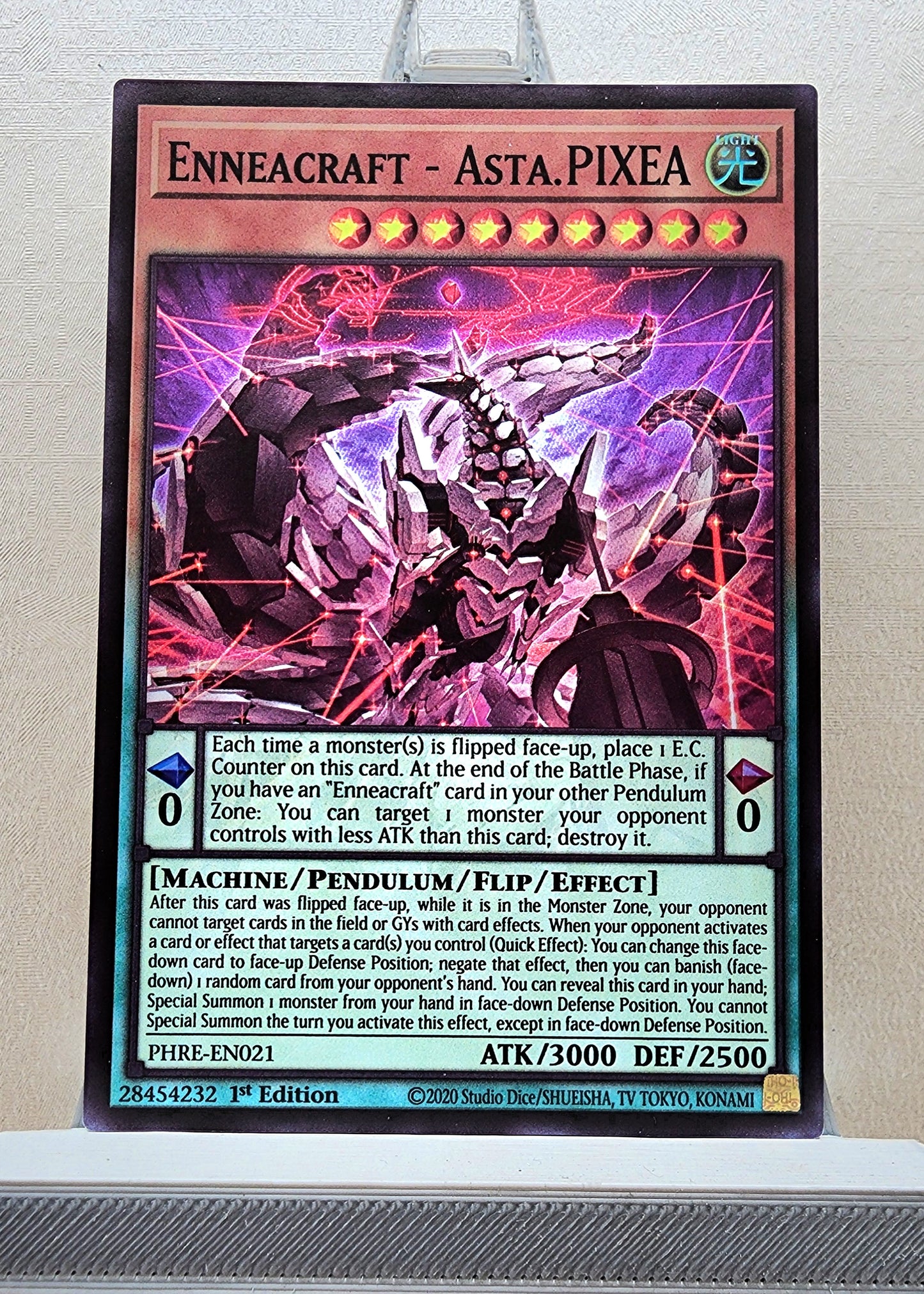 Yugioh! 1x Enneacraft - Asta.PIXEA (PHRE - Super Rare) 1st Edition